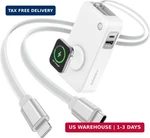 Rorry Portable Charger, 10,000MAH 30W Fast Charging Power Bank With Built-in Ret. Fixed Price $26.31.