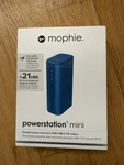 Mophie Powerstation Mini Charger Blue. Fixed Price $25.00.
