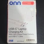 Onn Usb-c Laptop Charger Kit 100W Fast. Fixed Price $18.00.