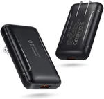 Eversame Ultra Slim Flat Portable Usb Wall Charger Plug, 2 Pack Black. Fixed Price $18.48.