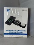 Just Wireless 3-IN-1 Magnetic Charging Station 20W. Fixed Price $13.00.