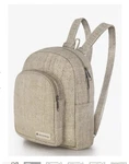 Hempology Mini Backpack Natural Beige Woven Boho Bag Zippers. Fixed Price $20.00.