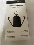 Limitless 3,000MAH Key Fob Power Bank New In Box. Fixed Price $50.00.