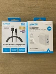 Anker Powerport 2DUAL-PORT Hi-speed Wall Charge & Usb-c Cable Brand New 35W. Fixed Price $24.95.