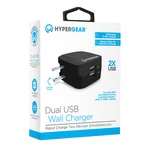 Usb Wall Charger Dual Port 1A / 2.4A Rapid Hypergear Black. Fixed Price $9.95.