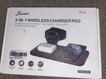 Seneo 3 1 Wireless Charger Fast Charging Pad For Iphone, Apple Watch Airpods. Fixed Price $20.00.