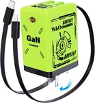 W&o 2-IN-1 Compatible With Fast Charger,gan CHARGING,45W Retrac. Fixed Price $31.76.
