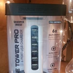 Sharper Image Tower Pro 6-PORT Usb Charger Ultra-fast Charging 5 Ft Cord. Fixed Price $20.00.