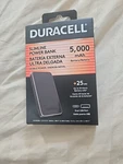 Duracell Slimline Power Bank 5K 1C/1A Dmp-pb-charge 5V 5000MAH. Fixed Price $15.99.
