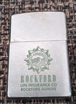 Rockford Life Insurance Co Illinois Zippo Advertising Cigarette Lighter Rare !. Fixed Price $85.00.