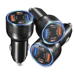 Car Charger 3 Pack, Bangfun 4-PORT 65W Dual 12V Usb-c & Black. Fixed Price $32.14.