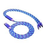 Free Shipping 3.6FT/1.1M Flowing Led Charging Cable For Iphone, Android. Fixed Price $7.99.