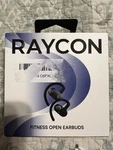 Raycon Fitness Open-ear Ear-hook Wireless Earbuds W/ Charging Case Black. Fixed Price $75.00.