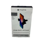 Mophie Charge Stream Qi Wireless Car Vent Mount For Smartphones - Black. Fixed Price $11.99.