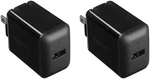 Amazon Basics Usb-a Portable Wall Charger 12W 2.4A 2-PACK For Iphone 16 Black. Fixed Price $7.99.