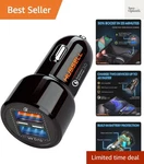 Hussell Cigarette Lighter Usb Adapter - 12 V Car Charger For Mobile Phone, Na.... Fixed Price $19.99.