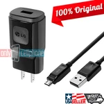 Oem Original Lg 1.8A Rapid Wall Home Travel Charger W/ Micro Usb Data Sync Cable. Fixed Price $7.58.