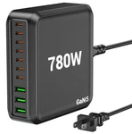 Gusishu 780W Usb Charger Block Fast 10-PORT Charging Compact, Black. Fixed Price $58.21.