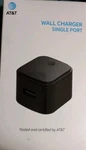 At&t Usb-a Single Port Wall Rapid Charger With Braided Cable 2.4 Amp. Fixed Price $8.50.