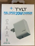 Tylt 20W Fast Charging Wall Charger White. Fixed Price $14.99.