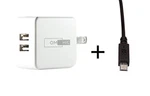 2-PORT Usb Charger For Pleson Wireless Ultra Slim Qi Charging Pad Stand PLS-C300. Fixed Price $10.99.