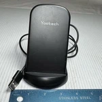 Yootech Wireless CHARGER,10W Max Charging Stand, Compatible Black. Fixed Price $19.96.