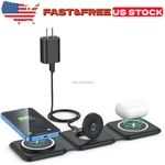 New Wireless Charger 3 1,RTOPS Magnetic Travel Charging Station Us. Fixed Price $14.59.