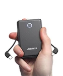 Alongza 6000MAH Small Lightweight Portable Phone Charger Power Bank W/ Cable. Fixed Price $22.49.