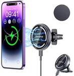 Magnetic Wireless Car Charger Mount Compatible With Magsafe IPHONE1... Fast Ship. Fixed Price $37.99.
