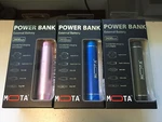 Mota Power Bank External Battery 2600 Mah Includes Fast Charging Wall Adapter. Fixed Price $14.99.