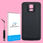 Superior Quality 9000MAH Extended Battery And Cover F Samsung Galaxy S5 SM-G900V. Fixed Price $49.10.