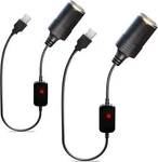 Usb To 12V Adapter, 2-PACK QC3.0 Cigarette Lighter Quick Char. Fixed Price $18.99.