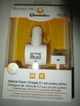 Qmadix Vehicle Power Charger 3.1 New Auxiliary Usb Port 15 7 Ft Coil Cord. Fixed Price $27.99.