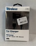 Just Wireless Dual Usb Car Charger 5' Micro Cable For Phone 12W 2.4 Amp. Fixed Price $5.00.
