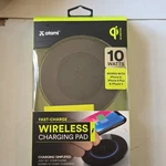 Atomi Fast-charge Wireless Charging Pad 10W Qi Certified Black For Iphone AT1159. Fixed Price $14.75.