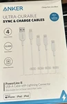 Anker- Ultra Durable- Sync & Charge Cables. Fixed Price $19.99.