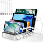 300W Fast Charging Station For Multiple Devices, 6 Port Usb Hub, Univer. Fixed Price $29.98.
