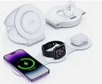 Hicober 3 1 Wireless Charging Station, Magnetic Foldable Charge. Fixed Price $20.00.