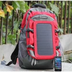 Red Solar Power Eceen Backpack / 10K Mah Battery For Charging 7-WATT Panel. Fixed Price $89.95.