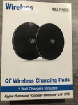 Just Wireless Qi Charging Pads - 2 Wall Chargers Included. Fixed Price $19.95.