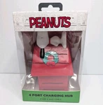 Peanuts Snoopy Dog House 4 Port Charging Hub Battery Charge & Data Transfer. Fixed Price $17.99.