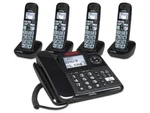 Clarity E814CC4 Phone Combo W/answering Machine & 3 Expandable Handsets. Fixed Price $264.27.