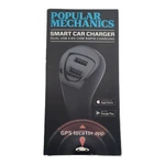 Popular Mechanics Smart Car Charger Dual Usb Rapid Charging Gps Locator App. Fixed Price $25.99.