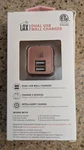 Lax Gadgets Dual Usb Port Wall Charger Ultra Compact 110V/220V *rapid. Fixed Price $14.99.