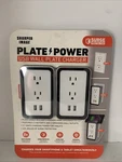 Sharper Image Usb Wall Plate Charger Dual Plug Surge Suppression New. Fixed Price $10.00.
