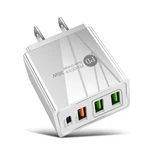 4 Port 36W Fast Charger Block Usb Type Wall Power Adapter White. Fixed Price $9.99.