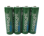 Loopacell 4 Aa Rechargeable Nicd Battery, 1.2V 1000MAH Count (pack Of 1). Fixed Price $12.99.