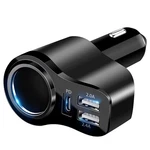 4 In Usb Car Charger, 168W Multi Cigarette Lighter Adapter, Socket Sp.... Fixed Price $35.97.