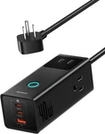 Usb Charger, Baseus Powercombo 40W, Surge Protector Strip, 6-IN-1. Fixed Price $28.00.