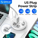 Orico Power Strip W/ 3 Outlet Usb 9.8FT Cord Travel Cruise Ship Thin Plug. Fixed Price $8.91.